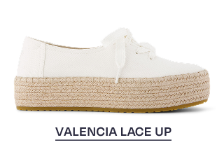 Valencia Lace-Up Platform Espadrille
