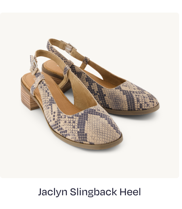 Jaclyn Slingback Heel