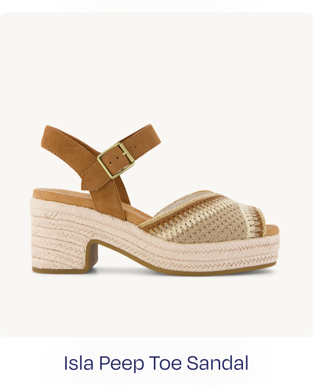 Isla Peep Toe Heeled Sandal