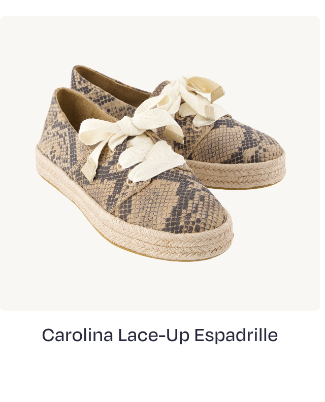 Carolina Lace-Up Espadrille