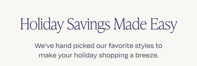 Holiday Savings Made Easy - Image