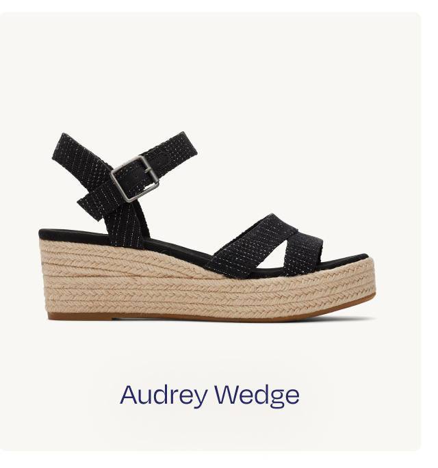 Audrey Wedge Sandal