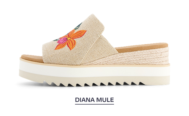 Diana Mule Wedge Sandal