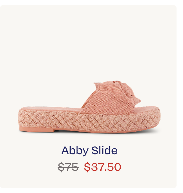 Abby Slide Flatform Espadrille Sandal