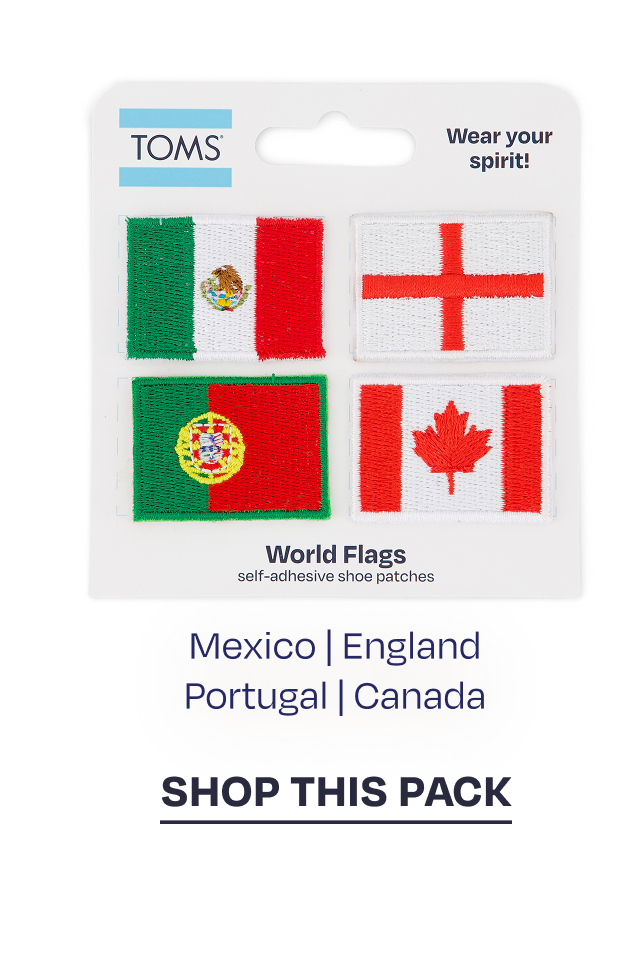 World Flags Patch Packs