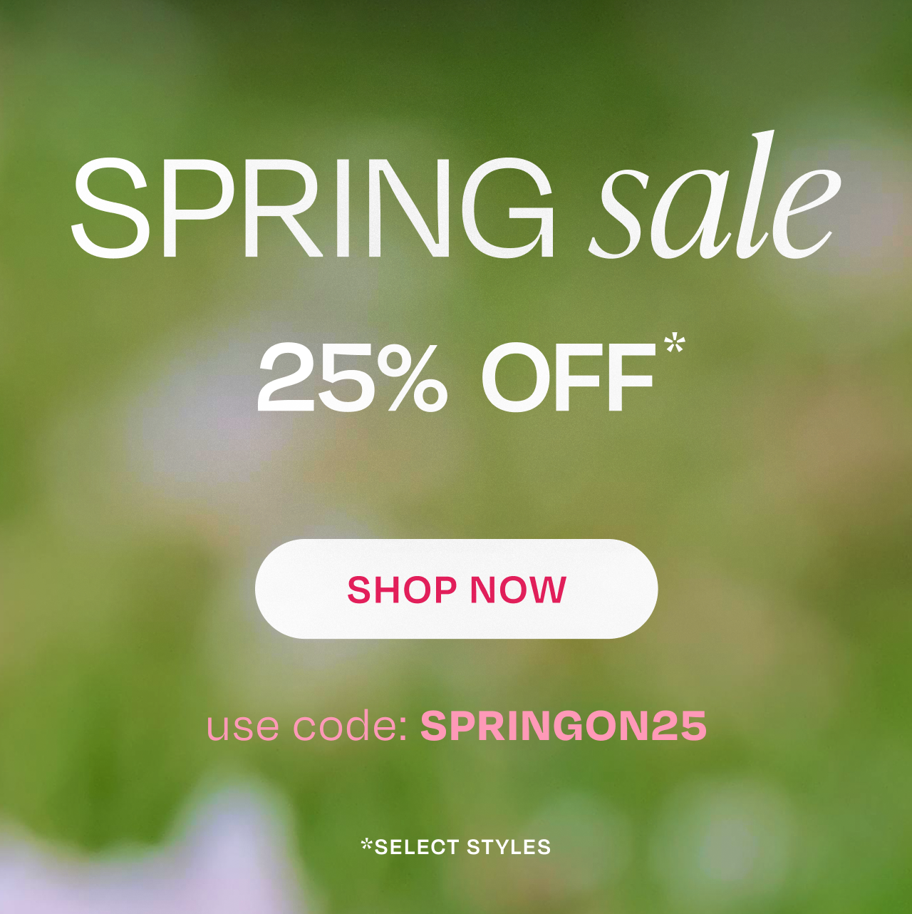 Spring Sale