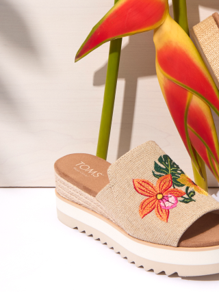 Diana Mule Wedge Sandal