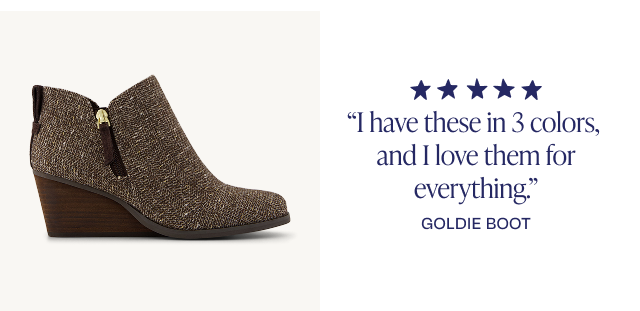 Goldie Wedge Ankle Bootie