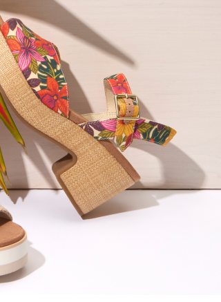 Isla Peep Toe Heeled Sandal