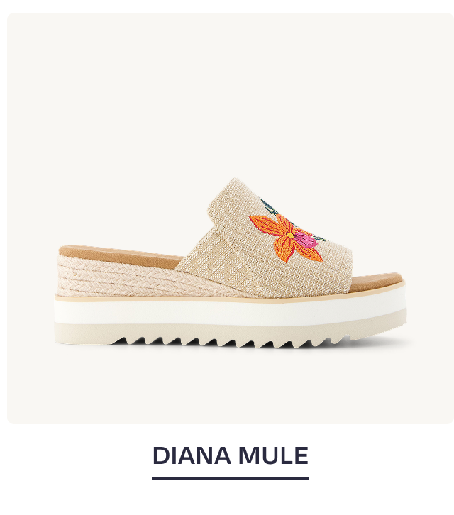 Diana Mule Wedge Sandal