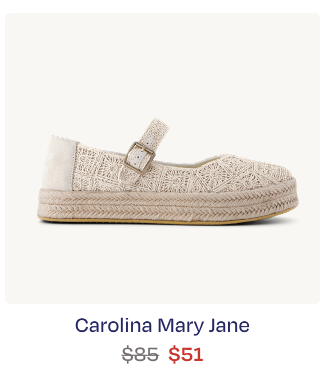 Carolina Mary Jane Espadrille
