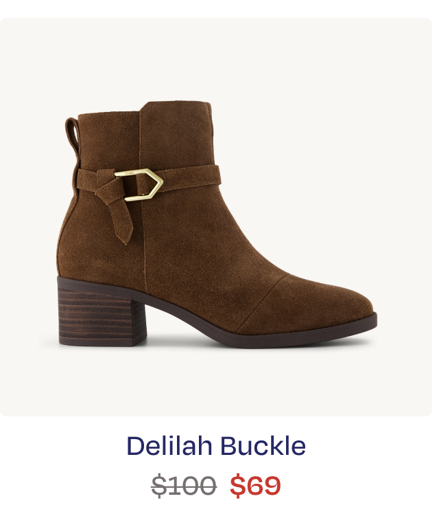 Delilah Buckle Ankle Boot