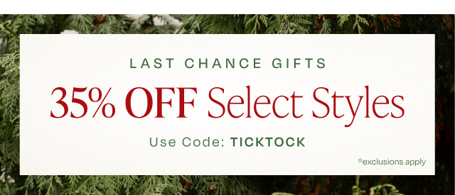 35% OFF Select Styles - Image