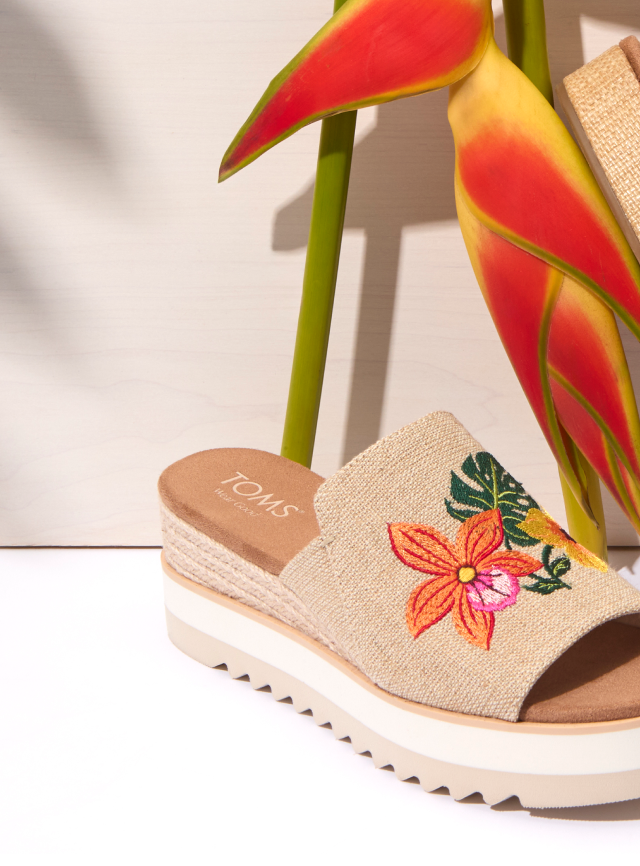 Diana Mule Wedge Sandal