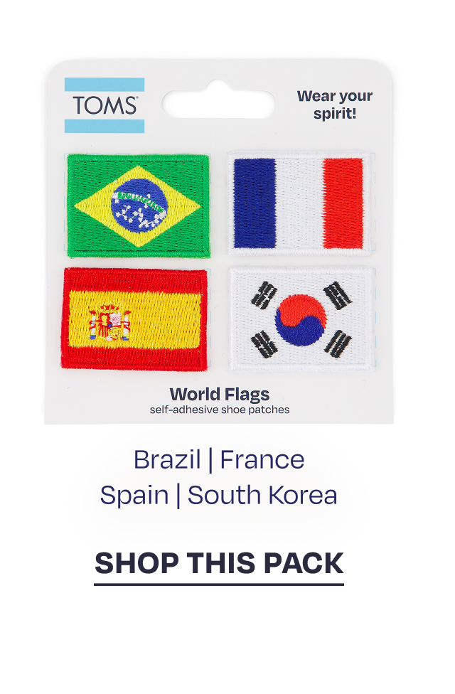 World Flags Patch Packs
