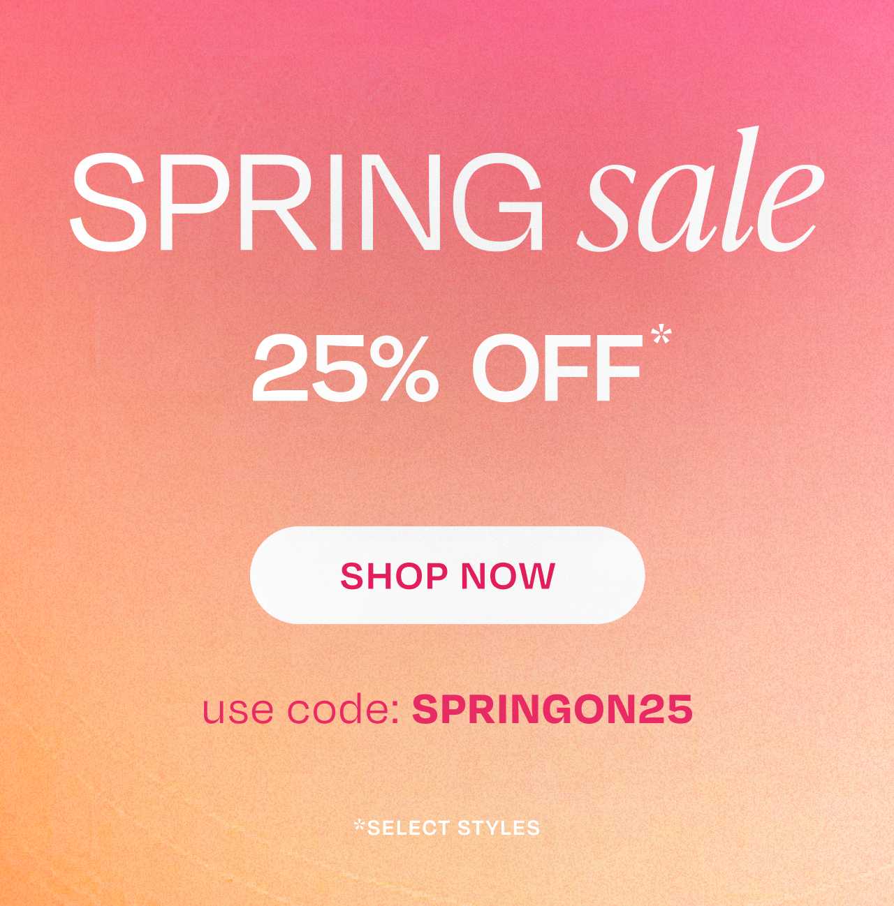 Spring Sale