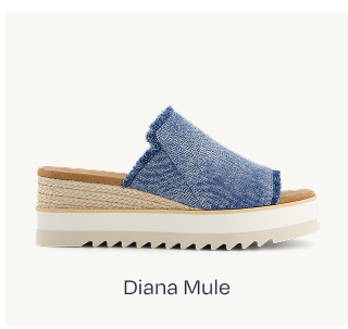 Diana Mule Wedge Sandal