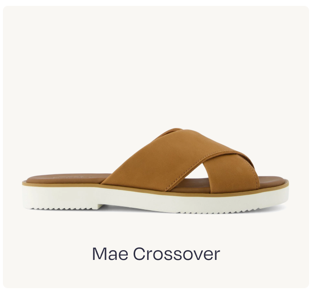 Mae Crossover Slide Sandal