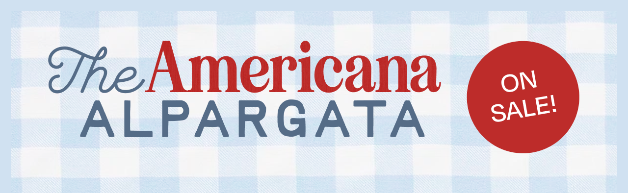 The Americana Alpargata on Sale!