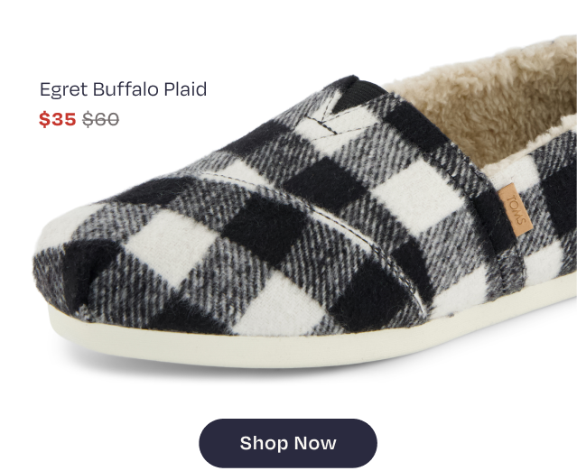 Egret Buffalo Plaid