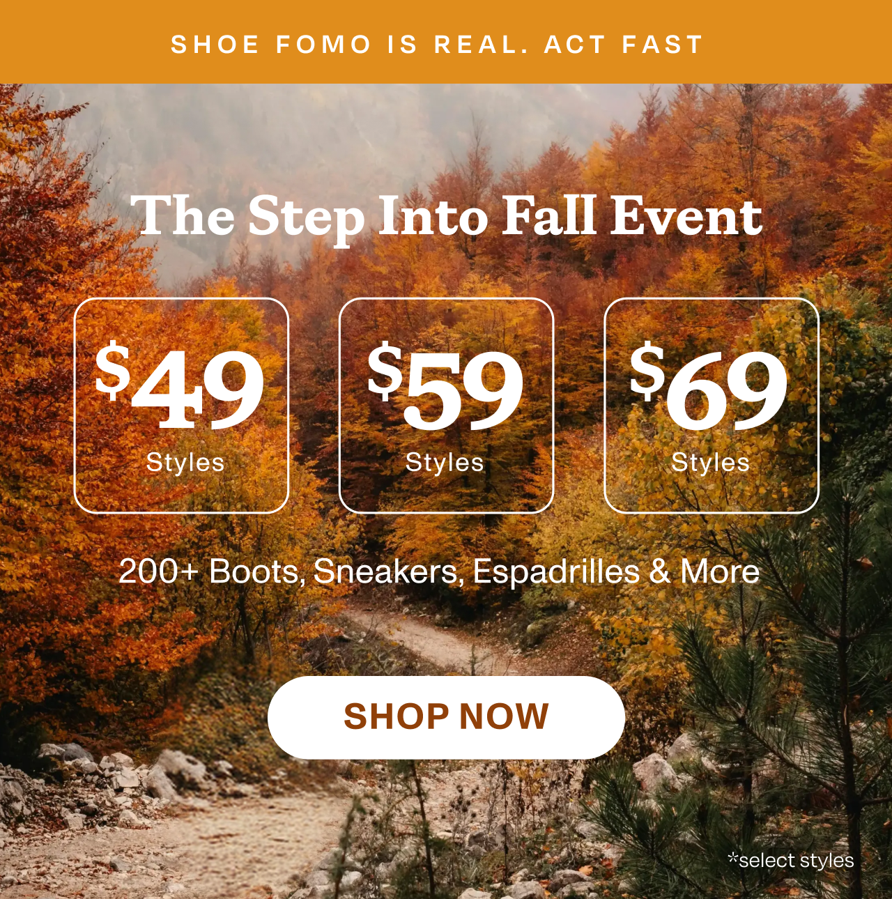 The Step Into Fall Event