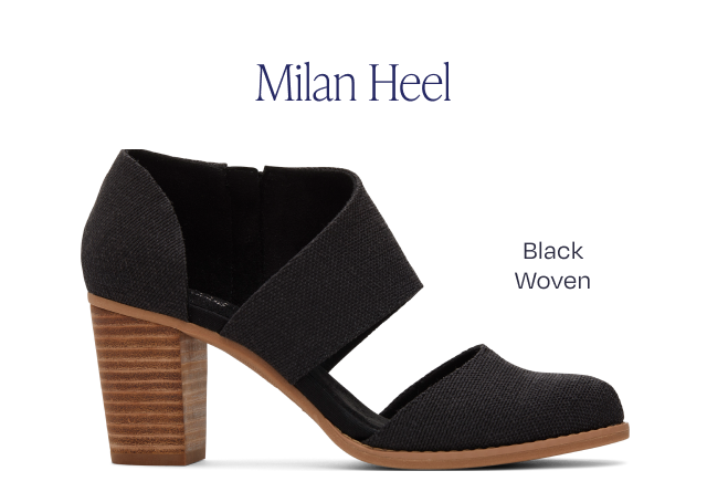 Milan Closed Toe Heel