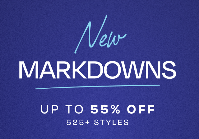 New Markdowns
