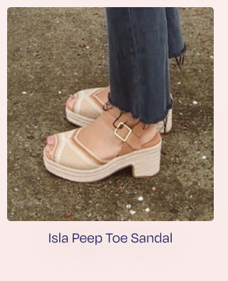 Isla Peep Toe Heeled Sandal