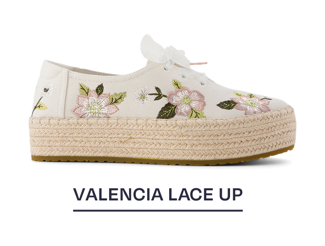 Valencia Lace-Up Platform Espadrille