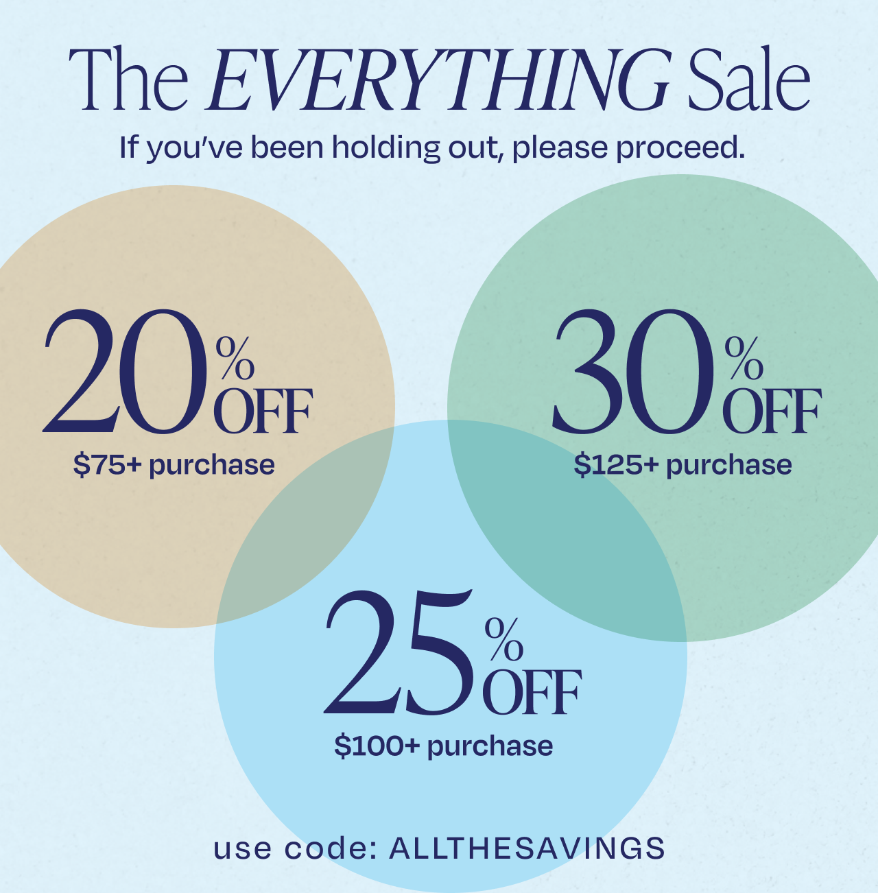 The Everything Sale