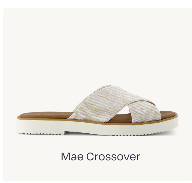 Mae Crossover Slide Sandal
