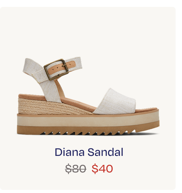 Diana Wedge Sandal
