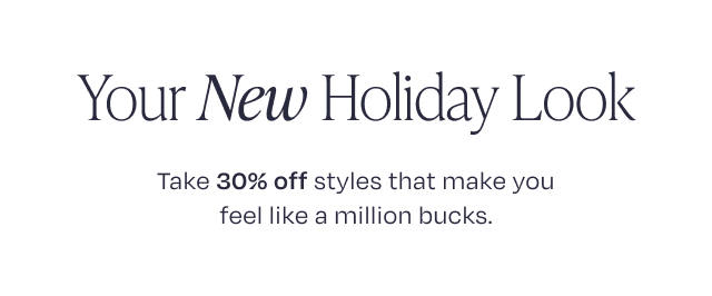 Your New Holiday Look - Image
