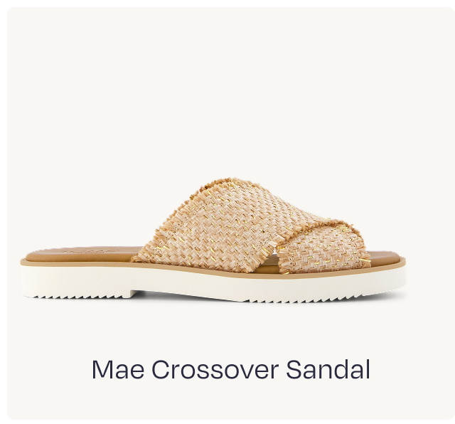 Mae Crossover Slide Sandal