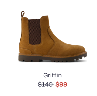 Griffin Brown Water Resistant Leather Boot - Image