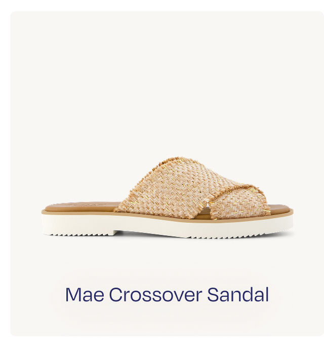 Mae Crossover Slide Sandal