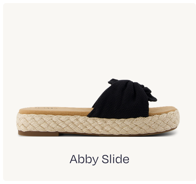 Abby Slide Flatform Espadrille Sandal