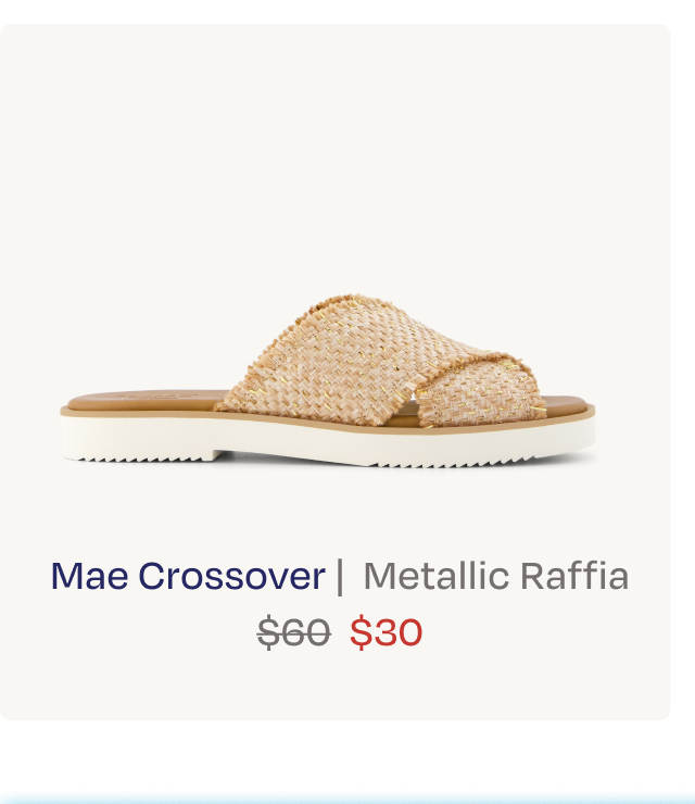 Mae Crossover Slide Sandal