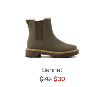 Youth Bennet Olive Faux Fur Leather Kids Boot - Image