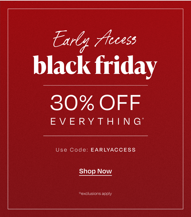 Early Access Black Friday - Image
