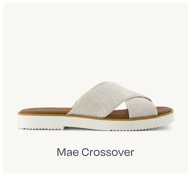 Mae Crossover Slide Sandal