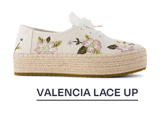 Valencia Lace-Up Platform Espadrille