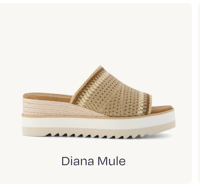 Diana Mule Wedge Sandal