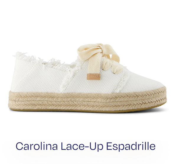 Carolina Lace-Up Espadrille