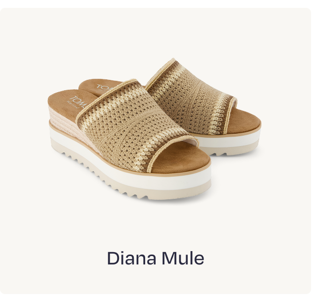 Diana Mule Wedge Sandal
