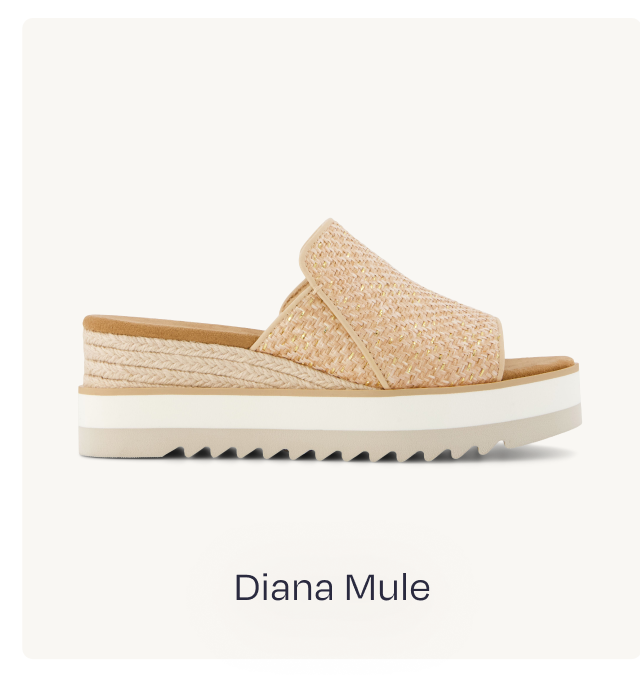 Diana Mule Wedge Sandal