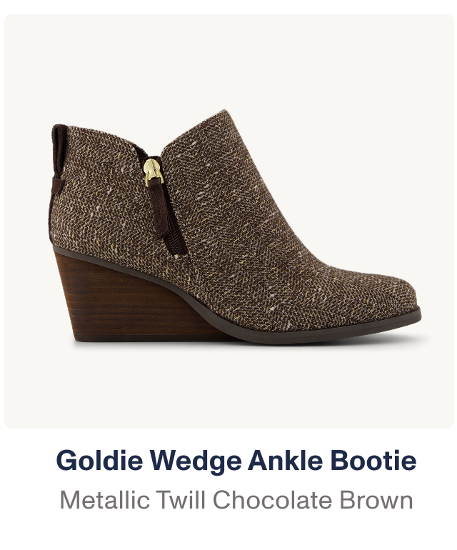 Goldie Wedge Ankle Bootie