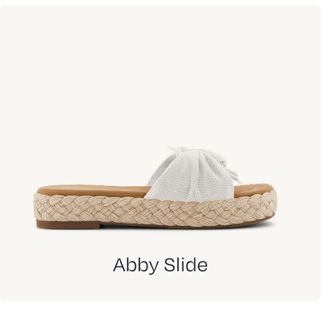Abby Slide Flatform Espadrille Sandal