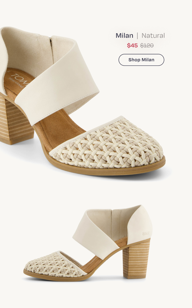 Milan Closed Toe Heel