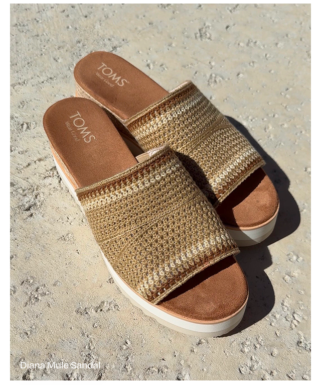 Diana Mule Wedge Sandal